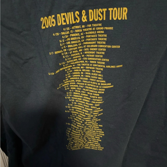 Vintage | Bruce Springsteen 2005 Devils & Dust Tour T-Shirt | Size XL - Picture 6 of 6